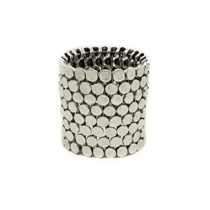 Chanour DOT BRACELET: MODERNIST PEWTER